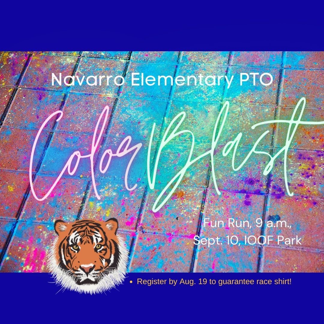 Navarro Elementary PTO Color Blast Fun Run Aides Extracurricular Endeavors